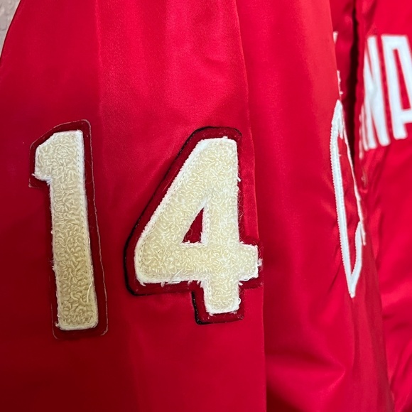 Vintage 1970's Cincinnati Reds Rawlings Jacket Koch Sporting Goods Snap Button - Picture 14 of 14